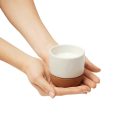 Lumanare parfumata, 2502E14381, Everestus, Ø7.2 x 7.6 cm, Ceramica, Alb