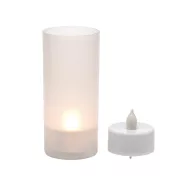   Lumanare electrica cu Led detasabil, Everestus, LPD17, plastic, alb