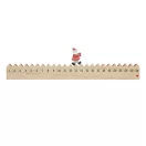 Calendar cu numaratoare inversa pana la Craciun, 2410E25397, Everestus, 25 x 2 x 3 cm, Lemn, Maro