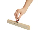 Calendar cu numaratoare inversa pana la Craciun, 2410E25397, Everestus, 25 x 2 x 3 cm, Lemn, Maro