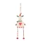 Ornament pentru bradul de Craciun, 2401E14418, Everestus, 8.5x23x0.4 cm, Lemn, Multicolor