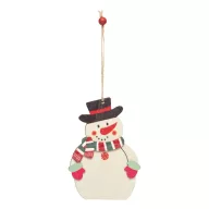   Ornament pentru bradul de Craciun, 2401E14419, Everestus, 8x11.5x0.4 cm, Lemn, Multicolor