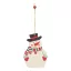 Ornament pentru bradul de Craciun, 2401E14419, Everestus, 8x11.5x0.4 cm, Lemn, Multicolor