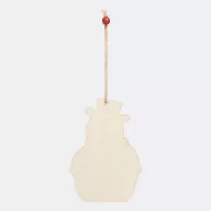   Ornament pentru bradul de Craciun, 2401E14419, Everestus, 8x11.5x0.4 cm, Lemn, Multicolor