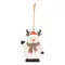 Ornament pentru bradul de Craciun, 2401E14417, Everestus, 8x12x0.4 cm, Lemn, Multicolor