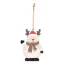 Ornament pentru bradul de Craciun, 2401E14417, Everestus, 8x12x0.4 cm, Lemn, Multicolor