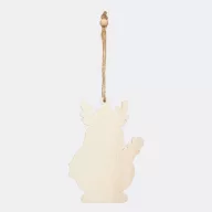   Ornament pentru bradul de Craciun, 2401E14417, Everestus, 8x12x0.4 cm, Lemn, Multicolor