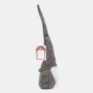 Gnom de Craciun, 2401E14390, Everestus, Ø7x29 cm, Poliester, Polipropilena, Gri
