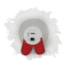 Gnom de Craciun, 2410E25408, Everestus, ø7 x 22 cm, Poliester, Rosu