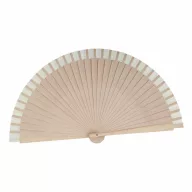   Evantai pliabil, 2401E14345, Everestus, 23x41 cm, Lemn, Poliester, Natur
