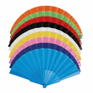   Evantai pliabil, 2401E14334, Everestus, 41x22 cm, Plastic, Poliester, Albastru
