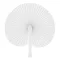 Evantai pliabil, Everestus, 2601E12536, 24x26 / 14.5x2 cm, Plastic, Hartie, Alb