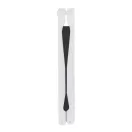 Evantai pliabil, Everestus, 2601E12537, 24x26 / 14.5x2 cm, Plastic, Hartie, Negru
