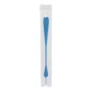 Evantai pliabil, Everestus, 2601E12538, 24x26 / 14.5x2 cm, Plastic, Hartie, Albastru