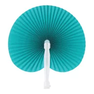   Evantai pliabil, Everestus, 2601E12542, 24x26 / 14.5x2 cm, Plastic, Hartie, Verde petrol