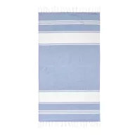   Prosop de plaja, 2502E14131, Everestus, 90 x 160 cm, Bumbac, Poliester, Alb, Albastru