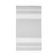   Prosop de plaja, 2502E14132, Everestus, 90 x 160 cm, Bumbac, Poliester, Alb, Gri