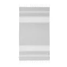 Prosop de plaja, 2502E14132, Everestus, 90 x 160 cm, Bumbac, Poliester, Alb, Gri