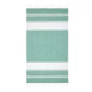 Prosop de plaja, 2502E14133, Everestus, 90 x 160 cm, Bumbac, Poliester, Alb, Verde