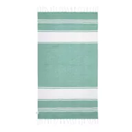   Prosop de plaja, 2502E14133, Everestus, 90 x 160 cm, Bumbac, Poliester, Alb, Verde