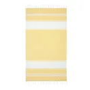 Prosop de plaja, 2502E14134, Everestus, 90 x 160 cm, Bumbac, Poliester, Alb, Galben