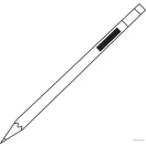 Creion mecanic LOOKALIKE, alb
