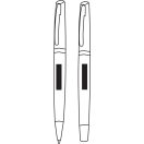 Set pix si roller, pasta neagra, Everestus, 20IAN1928, Gri, Aluminiu