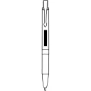 Pix, Everestus, 42FEB231821, 14 cm, Bambus, Metal, Argintiu, Maro