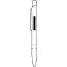 Pix metalic, 2401E14433, Everestus, 14 cm, Aluminiu, Bambus, Otel, Gri
