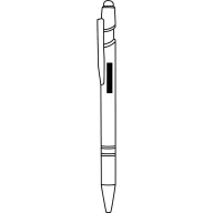   Pix metalic, 2401E14444, Everestus, 14.2 cm, Aluminiu, Albastru