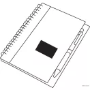 Carnet RECYCLE, rosu