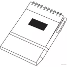 Carnet RECYCLE, negru