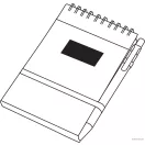 Carnet RECYCLE, rosu