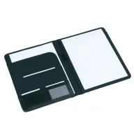   Mapa de conferinta A4, cu suport de pix si buzunare interioare, negru, Everestus, MC25NE, pu, pvc