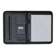   Mapa de conferinta A4, cu fermoar exterior, negru, Everestus, MC11GE, pu, pvc