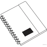 Agenda MAGNY, natur albastru