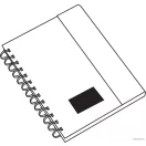 Agenda MAGNY, natur rosu