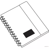 Agenda MAGNY, natur rosu