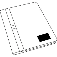   Mapa, Everestus, 42FEB230471, A4, 35.4x27x4 cm, Poliuretan, Negru