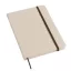 Agenda A5 cu margini rotunjite, 80 pagini dictando, Everestus, 20IAN1787, Bej, Hartie
