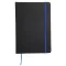 Carnetel LECTOR in DIN A6 size, hartie, pu, negru, albastru