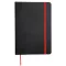 Carnetel LECTOR in DIN A6 size, hartie, pu, negru, rosu