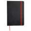 Carnetel LECTOR in DIN A6 size, hartie, pu, negru, rosu