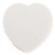 Memo stickuri in forma de inimioara IN LOVE, hartie, alb