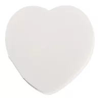 Memo stickuri in forma de inimioara IN LOVE, hartie, alb