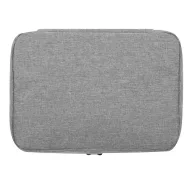   Gentuta pentru cabluri, cu fermoar, 2410E23525, Everestus, 23 x 16.5 x 5 cm, Poliester, Gri