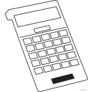 Calculator de birou digital, Everestus, 20IAN1181, Negru, Plastic