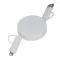 Cablu de incarcare si transfer de date, 2502E14469, Everestus, Ø5.1 cm, Plastic, Alb