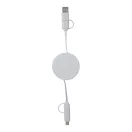 Cablu de incarcare si transfer de date, 2502E14469, Everestus, Ø5.1 cm, Plastic, Alb