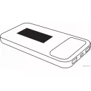 Powerbank SILICON VALLEY, alb rosu